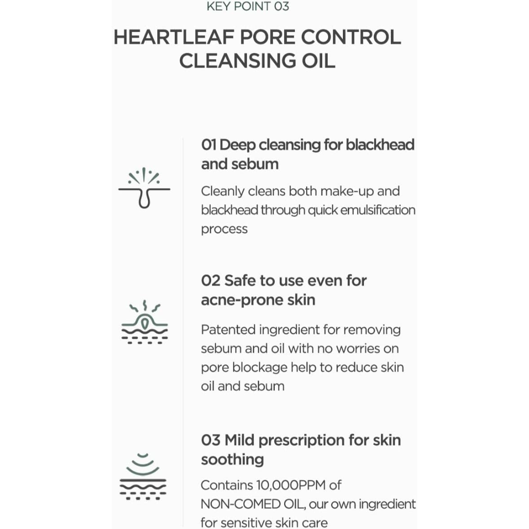 Anua Heartleaf Pore Control Cleansing Oil