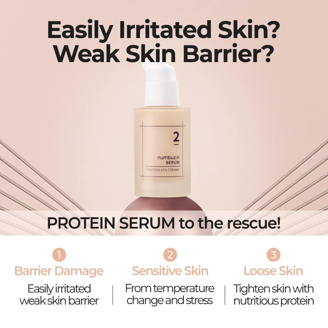 Numbuzin No. 2 Protein 43% Creamy Serum