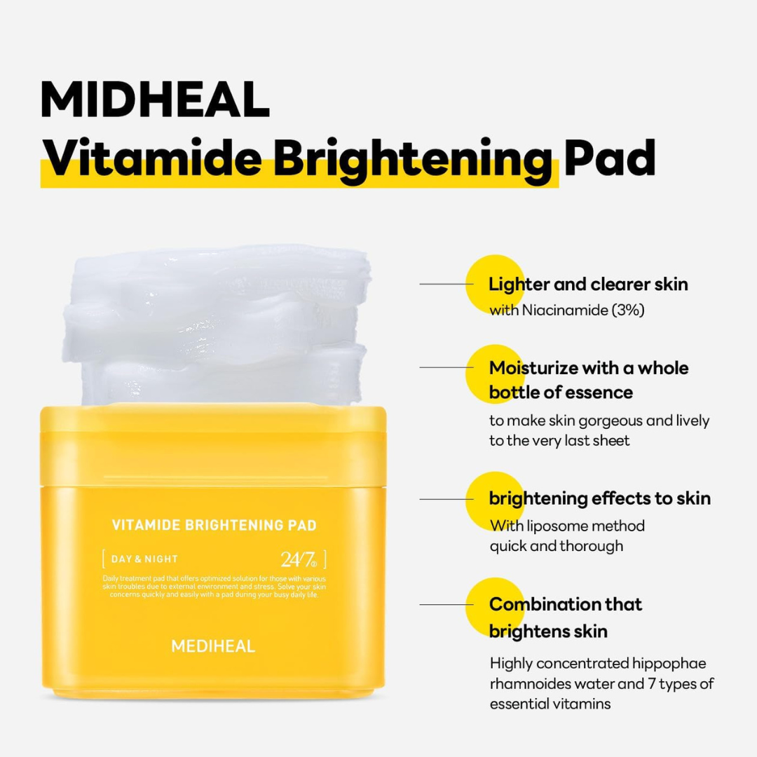 Mediheal Vitamide Brightening Pads